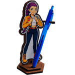Jucarii, Copii si Bebe - Jucarii si jocuri - Figurine - Figurina Huntrix Rumi Kpop, lemn - Infinity.ro