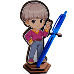 Jucarii, Copii si Bebe - Jucarii si jocuri - Figurine - Figurina Saja Boys Mystery Kpop, lemn - Infinity.ro