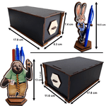 Jucarii, Copii si Bebe - Jucarii si jocuri - Figurine - Set 2 Figurine Zootopia Judy Flash Zootropolis, lemn - Infinity.ro
