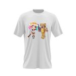Fashion, accesorii si bijuterii - Barbati - Imbracaminte - Tricouri si bluze barbati - Tricou barbati Joker Harley Quinn Minecraft Gold Skin, alb, marime 2XL - Infinity.ro