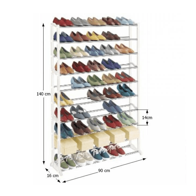 Casa si Gradina - Mobilier - Dulapuri si sifoniere - Dulapuri pantofi - Pantofar, alb, BOTIS TYP 1 VSY050 - Infinity.ro
