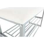Casa si Gradina - Mobilier - Organizare si depozitare - Bancute - Banca cu rafturi pantofi, bej/gri, LANGELLA - Infinity.ro