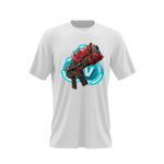 Fashion, accesorii si bijuterii - Barbati - Imbracaminte - Tricouri si bluze barbati - Tricou barbati Primal SMG V-Bucks Fortnite, alb, marime 2XL - Infinity.ro
