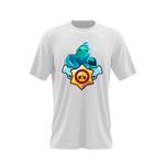 Fashion, accesorii si bijuterii - Barbati - Imbracaminte - Tricouri si bluze barbati - Tricou barbati Rippley Fortnite Brawl Stars, alb, marime 2XL - Infinity.ro