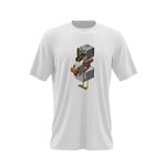 Fashion, accesorii si bijuterii - Barbati - Imbracaminte - Tricouri si bluze barbati - Tricou barbati Pigman Gaina Minecraft, alb, marime 2XL - Infinity.ro