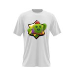 Fashion, accesorii si bijuterii - Barbati - Imbracaminte - Tricouri si bluze barbati - Tricou barbati Spike Jump Brawl Stars, alb, marime 2XL - Infinity.ro