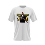 Fashion, accesorii si bijuterii - Barbati - Imbracaminte - Tricouri si bluze barbati - Tricou barbati Michael GTA5 Grand Theft Auto, alb, marime 2XL - Infinity.ro