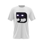 Fashion, accesorii si bijuterii - Barbati - Imbracaminte - Tricouri si bluze barbati - Tricou barbati Minecraft Enderman Speriat, alb, marime 2XL - Infinity.ro