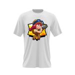 Fashion, accesorii si bijuterii - Barbati - Imbracaminte - Tricouri si bluze barbati - Tricou barbati Jessie Brawl Stars GTA, alb, marime 2XL - Infinity.ro