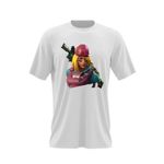 Fashion, accesorii si bijuterii - Barbati - Imbracaminte - Tricouri si bluze barbati - Tricou barbati Skully Fortnite Skin, alb, marime 2XL - Infinity.ro