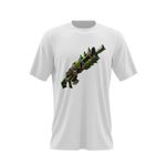 Fashion, accesorii si bijuterii - Barbati - Imbracaminte - Tricouri si bluze barbati - Tricou barbati Fortnite Primal Rifle Weapon, alb, marime 2XL - Infinity.ro