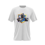 Fashion, accesorii si bijuterii - Barbati - Imbracaminte - Tricouri si bluze barbati - Tricou barbati Mega Knight Clash Royale Clans, alb, marime 2XL - Infinity.ro