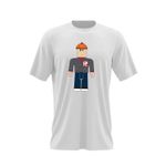 Fashion, accesorii si bijuterii - Barbati - Imbracaminte - Tricouri si bluze barbati - Tricou barbati Roblox Builder Man Worker, alb, marime 2XL - Infinity.ro