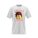 Fashion, accesorii si bijuterii - Barbati - Imbracaminte - Tricouri si bluze barbati - Tricou barbati Roblox Master Player, alb, marime 2XL - Infinity.ro