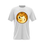Fashion, accesorii si bijuterii - Barbati - Imbracaminte - Tricouri si bluze barbati - Tricou barbati Dogecoin Crypto, alb, marime 2XL - Infinity.ro