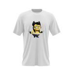 Fashion, accesorii si bijuterii - Barbati - Imbracaminte - Tricouri si bluze barbati - Tricou barbati Wolverine Logan X Men Minions Minioni, alb, marime 2XL - Infinity.ro