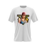 Fashion, accesorii si bijuterii - Barbati - Imbracaminte - Tricouri si bluze barbati - Tricou barbati Sparkplug Fortnite GTA5, alb, marime 2XL - Infinity.ro