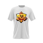 Fashion, accesorii si bijuterii - Barbati - Imbracaminte - Tricouri si bluze barbati - Tricou barbati Robospike Brawl Stars, alb, marime 2XL - Infinity.ro