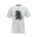 Fashion, accesorii si bijuterii - Barbati - Imbracaminte - Tricouri si bluze barbati - Tricou barbati World of Warcraft Tauren Cartoon, alb, marime 2XL - Infinity.ro