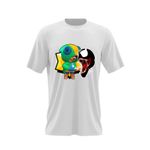 Fashion, accesorii si bijuterii - Barbati - Imbracaminte - Tricouri si bluze barbati - Tricou barbati Venom Brawl Stars Leon Epic Fight, alb, marime 2XL - Infinity.ro