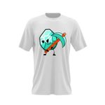 Fashion, accesorii si bijuterii - Barbati - Imbracaminte - Tricouri si bluze barbati - Tricou barbati Diamond Miner Build Minecraft, alb, marime 2XL - Infinity.ro