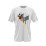 Fashion, accesorii si bijuterii - Barbati - Imbracaminte - Tricouri si bluze barbati - Tricou barbati Minecraft Gaina, alb, marime 2XL - Infinity.ro