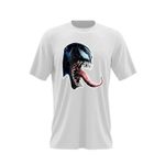 Fashion, accesorii si bijuterii - Barbati - Imbracaminte - Tricouri si bluze barbati - Tricou barbati Venom SuperHero Fortnite Skin, alb, marime 2XL - Infinity.ro