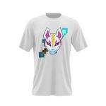 Fashion, accesorii si bijuterii - Barbati - Imbracaminte - Tricouri si bluze barbati - Tricou barbati Drift Mask Fortnite Minecraft, alb, marime 2XL - Infinity.ro