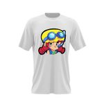 Fashion, accesorii si bijuterii - Barbati - Imbracaminte - Tricouri si bluze barbati - Tricou barbati Jessie Minecraft Brawl Stars, alb, marime 2XL - Infinity.ro