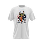 Fashion, accesorii si bijuterii - Barbati - Imbracaminte - Tricouri si bluze barbati - Tricou barbati Naruto Team Uzumaki Kakashi Anime Manga, alb, marime 2XL - Infinity.ro