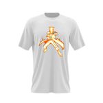 Fashion, accesorii si bijuterii - Barbati - Imbracaminte - Tricouri si bluze barbati - Tricou barbati Naruto Minato Namikaze Fire Anime Manga, alb, marime 2XL - Infinity.ro