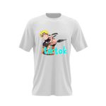 Fashion, accesorii si bijuterii - Barbati - Imbracaminte - Tricouri si bluze barbati - Tricou barbati Naruto Tiktok Creator Tik Tok Anime Manga, alb, marime 2XL - Infinity.ro