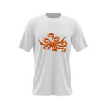 Fashion, accesorii si bijuterii - Barbati - Imbracaminte - Tricouri si bluze barbati - Tricou barbati Naruto Dragon Vulpe Orange Fox Anime, alb, marime 2XL - Infinity.ro