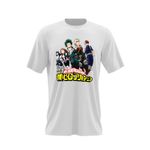 Fashion, accesorii si bijuterii - Barbati - Imbracaminte - Tricouri si bluze barbati - Tricou barbati My Hero Academia Team Gang Anime Manga, alb, marime 2XL - Infinity.ro