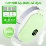 Ingrijire personala si Cosmetice - Sanatate si wellness - Articole wellness - Aparate si dispozitive de masaj - Centura abdominala cu incalzire si masaj pentru dureri menstruale si lombare 3 trepte termice 4 moduri vibromasaj Verde - Infinity.ro