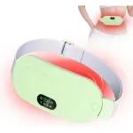 Ingrijire personala si Cosmetice - Sanatate si wellness - Articole wellness - Aparate si dispozitive de masaj - Centura abdominala cu incalzire si masaj pentru dureri menstruale si lombare 3 trepte termice 4 moduri vibromasaj Verde - Infinity.ro