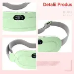 Ingrijire personala si Cosmetice - Sanatate si wellness - Articole wellness - Aparate si dispozitive de masaj - Centura abdominala cu incalzire si masaj pentru dureri menstruale si lombare 3 trepte termice 4 moduri vibromasaj Verde - Infinity.ro