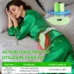Ingrijire personala si Cosmetice - Sanatate si wellness - Articole wellness - Aparate si dispozitive de masaj - Centura abdominala cu incalzire si masaj pentru dureri menstruale si lombare 3 trepte termice 4 moduri vibromasaj Verde - Infinity.ro