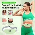 Ingrijire personala si Cosmetice - Sanatate si wellness - Articole wellness - Aparate si dispozitive de masaj - Centura abdominala cu incalzire si masaj pentru dureri menstruale si lombare 3 trepte termice 4 moduri vibromasaj Verde - Infinity.ro