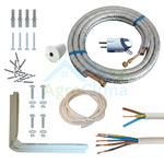 Electronice si Electrocasnice - Climatizare si sisteme de incalzire - Accesorii si consumabile climatizare - 3 m - 9000 BTU - 12000 BTU - Kit complet instalare AC (Izolatie Aluminiu) - Premium- UV Protect - Infinity.ro