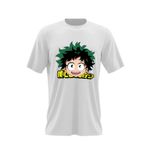 Fashion, accesorii si bijuterii - Barbati - Imbracaminte - Tricouri si bluze barbati - Tricou barbati My Hero Academia Deku Anime Manga, alb, marime 2XL - Infinity.ro