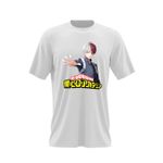 Fashion, accesorii si bijuterii - Barbati - Imbracaminte - Tricouri si bluze barbati - Tricou barbati Shoto Todoroki Boku No Hero Academia Anime, alb, marime 2XL - Infinity.ro