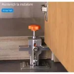 Casa si Gradina - Constructii - Scule electrice si accesorii - Menghine si cleme fixare - Instrument Reglabil Montare Usi ABYZ Jig din Otel Inoxidabil Reglej 0.9-4 cm Precizie Ridicata - Infinity.ro