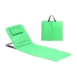 Casa si Gradina - Gradina si terasa - Mobilier exterior - Scaune si sezlonguri gradina - Saltea pliabila pentru plaja impermeabila spatar reglabil perna integrata include geanta de transport 145 x 50 cm Verde - Infinity.ro