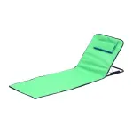 Casa si Gradina - Gradina si terasa - Mobilier exterior - Scaune si sezlonguri gradina - Saltea pliabila pentru plaja impermeabila spatar reglabil perna integrata include geanta de transport 145 x 50 cm Verde - Infinity.ro