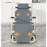 Casa si Gradina - Gradina si terasa - Mobilier exterior - Scaune si sezlonguri gradina - Sezlong pliabil si reglabil cu suport picioare si perna detasabila, cadru rezistent, scaun gradina, terasa, plaja  Gri - Infinity.ro