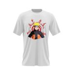 Fashion, accesorii si bijuterii - Barbati - Imbracaminte - Tricouri si bluze barbati - Tricou barbati Naruto Boruto Taekwondo Anime Manga, alb, marime 2XL - Infinity.ro