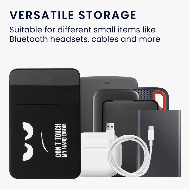 PC, gaming si accesorii - Periferice PC - Accesorii hard disk-uri externe - Husa SSD/HDD Kwmobile pentru SanDisk Portable SSD, Samsung T7 si Crucial X8, elastan, multicolor - Infinity.ro