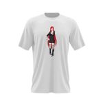 Fashion, accesorii si bijuterii - Barbati - Imbracaminte - Tricouri si bluze barbati - Tricou barbati Naruto Uzumaki Kushina Anime Girl Manga, alb, marime 2XL - Infinity.ro
