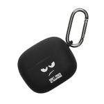 TV, Audio-Video si Foto - Portabile audio - Casti audio - Husa casti Kwmobile pentru Bowers & Wilkins Pi6, Pi8, protectie la zgarieturi, Silicon, alb, negru - Infinity.ro